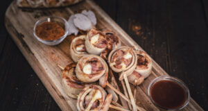 Wurstlollies – Bratwurst grillen mal anders Wurstlollies - Bratwurstspieße vom Grill