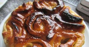 Pfirsich Marajuca Rosenkuchen aus dem 3L Dutch Oven k IMG