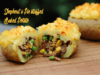 Backkartoffel gefüllt mit Shepherd´s Pie LivingBBQ Shepherd´s Pie II