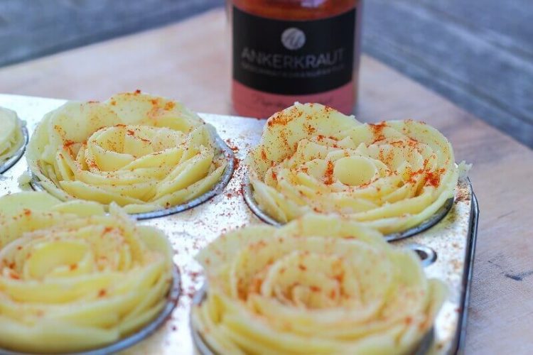 Kartoffelrosen mit Thymian und Knoblauch | LivingBBQ.de