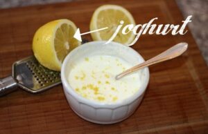 Zitronenjoghurt – Ein klasse Dip zu Grill Brot Zitronenjoghurt
