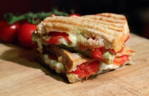 Tomate Mozzarella Panini vom Tefal Optigrill Living BBQ Tomate Mozzarella Header
