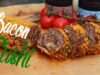 Bacon Sushi mit gegrillten Tomaten Bacon Sushi