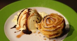 Grand Marnier Apfelrosen aus der Muffinform Apfelrosen