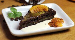 Orangen Craft Beer Schoko Brownie Kuchen aus dem Feuertopf Orangen Craft Beer Schoko Brownie Kuchen