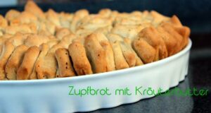 Party Brot Rezept: Zupfbrot mit Kräuterbutter Grill Party Brot - Zupfbrot