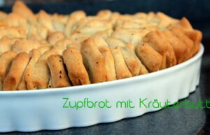 Party Brot Rezept: Zupfbrot mit Kräuterbutter Grill Party Brot - Zupfbrot