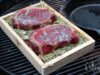 Rückwärts Steak grillen in der Axtschlag Heu Garschale / Aromatic Herbs Rückwärts Steak grillen Axtschlag Heu Garschale