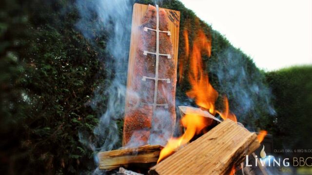 Flammlachs Feuerschale Flammlachs-Brett