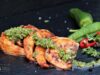 Garnelen Pimientos de Padron Chimichurri