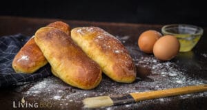 Rezept Hot Dog Brötchen (Hot Dog Buns) selber machen Hot Dog Brötchen