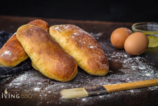 Rezept Hot Dog Brötchen (Hot Dog Buns) selber machen Hot Dog Brötchen