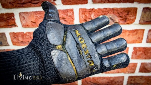 MOESTA-BBQ 19216 GrillGloves No.1 Größe S/M für Profis - Bis 500°C hitzebeständiger Grill- / Ofen-Handschuh - LFGB