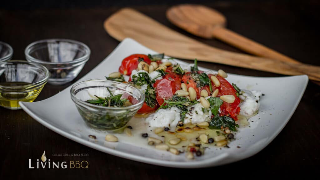 Caprese Salat Grillen - LivingBBQ.de