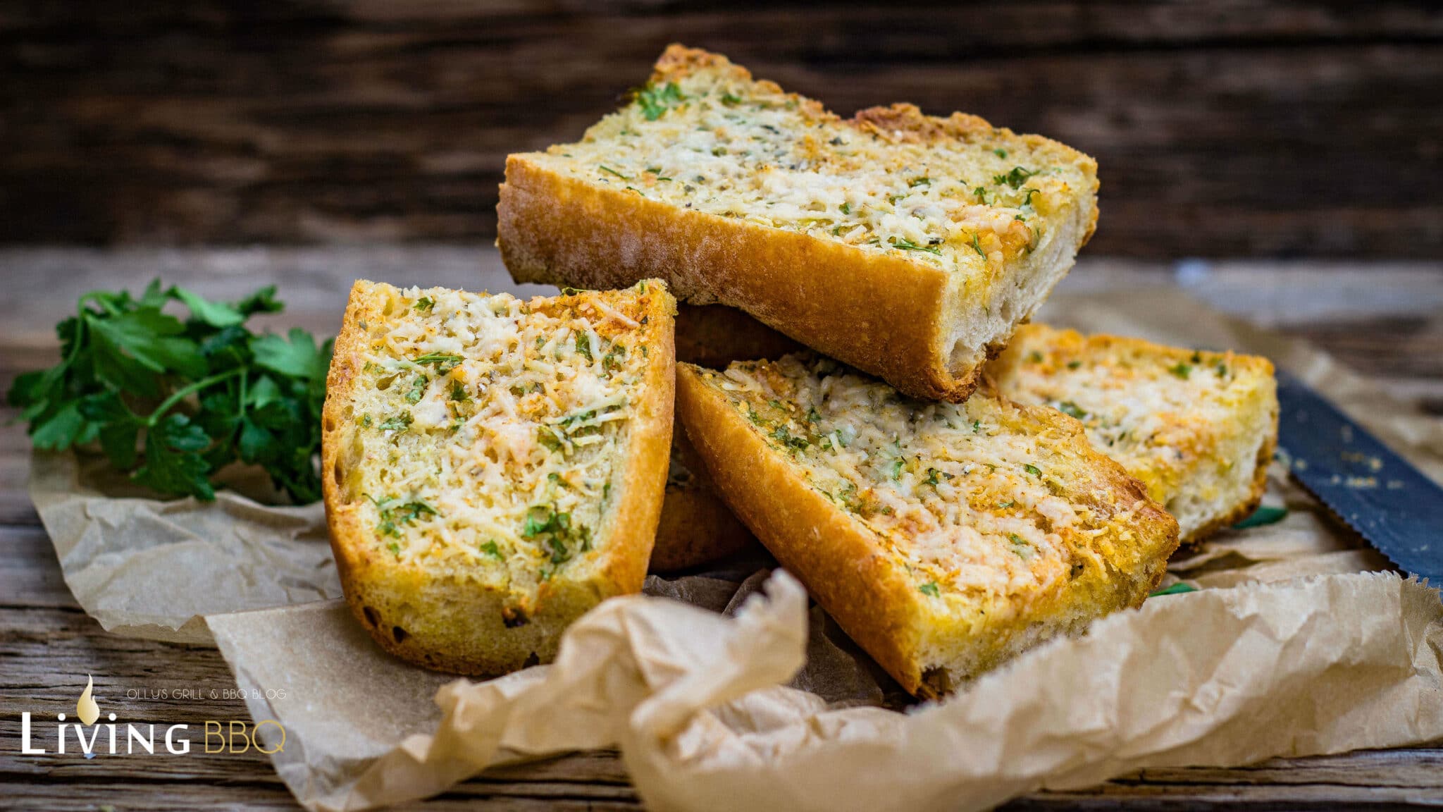 Knoblauchbrot-Rezept (Garlic Bread) mit Parmesan zum selber machen ...