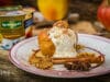 Bratapfel mit Käsekuchen gefüllt aus dem Smoker Bratapfel mit Käsekuchen Füllung