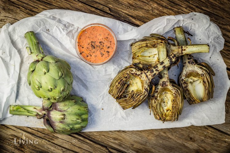 Artischocken vom Grill - leckeres Rezept mit Dip - LivingBBQ.de