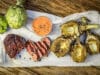 Artischocken vom Grill – leckeres Rezept mit Dip Ribeye Steak mit Artischocke vom Grill
