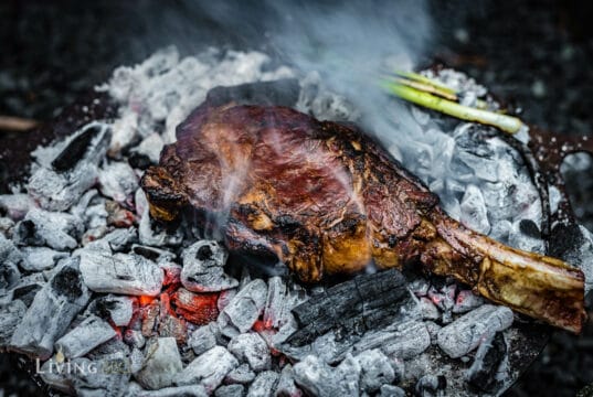 Caveman Steak – Steak direkt in der Glut grillen Caveman Steak in der Glut