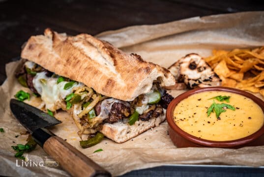 Philly Cheese Steak – Das Steak-Sandwich Rezept aus Philadelphia Philly Cheese Steak Sandwich