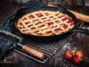 Erdbeer Rhabarber Kuchen vom Gasgrill Erdbeer Rhabarber Kuchen
