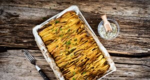 Blätterkartoffeln mit Oregano-Salz vom Grill Blätterkartoffeln mit Oregano-Salz