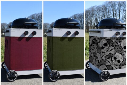 Outdoorchef Arosa 570 G TEX – Innovativer Gaskugelgrill Totenkopf Optik - Outdoorchef Arosa 570 G Tex