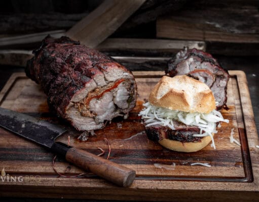 Spießbraten vom Grill – saftig, würzig & vom Drehspieß Spießbraten vom Grill