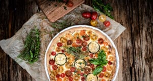 Tomaten Tarte aus dem Smoker Tomarten Tarte aus dem Smoker