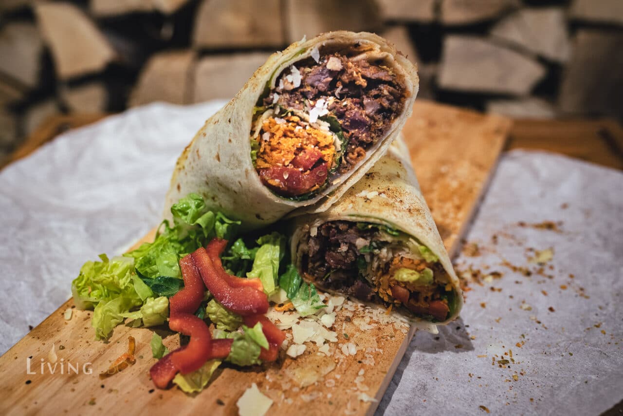 Short Ribs Burrito mit Süsskartoffel Stroh LivingBBQ.de