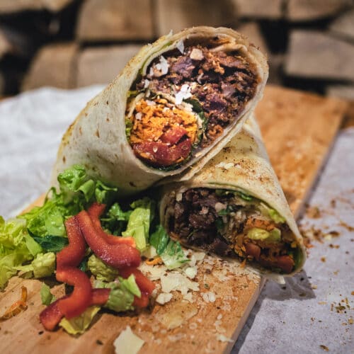 Short Ribs Burrito Mit Susskartoffel Stroh Livingbbq De