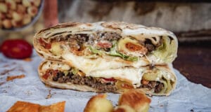 Crunchwrap mit gefüllten Pfannen-Gnocchi – Fingerfood Deluxe Crunchwrap mit Gnocchis Giovanni Rana