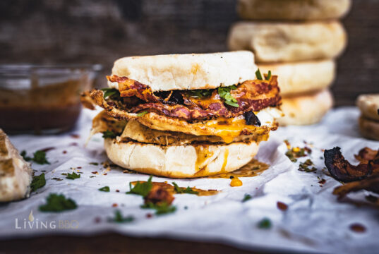 Grilled Chicken Sandwich vom Grill – Toasties zum Frühstück Toastie Egg Muffin Frühstück