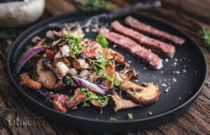 Pilzpfanne Rezept mit Wagyu Steak Pilzpfanne Rezept mit Wagyu Steak
