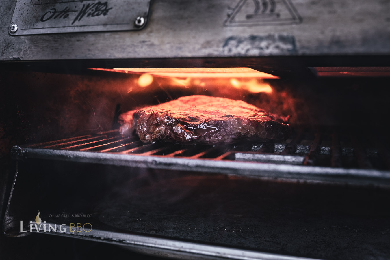 Rib Eye Steak im Oberhitze Grill