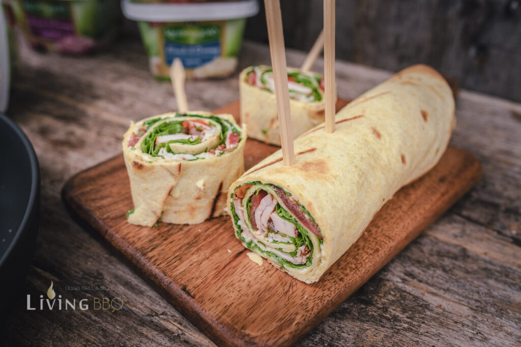Putenbrust Pastrami Frischkäse Wrap - LivingBBQ.de