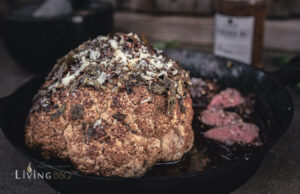 Blumenkohl grillen – Gebackener Blumenkohl vom Grill gebackener Blumenkohl