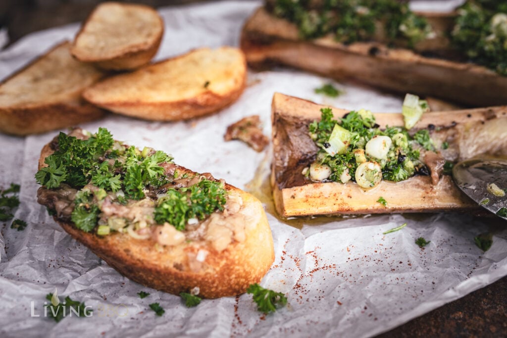 Markknochen Bruschetta - LivingBBQ.de