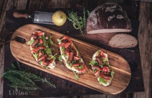Tartines mit Merguez Tartines mit Merguez