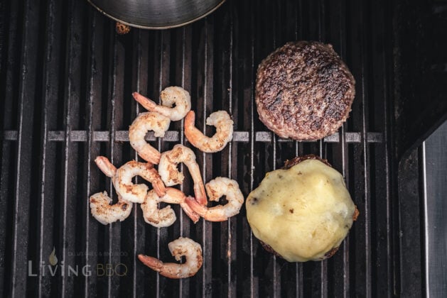 Surf and turf Burger