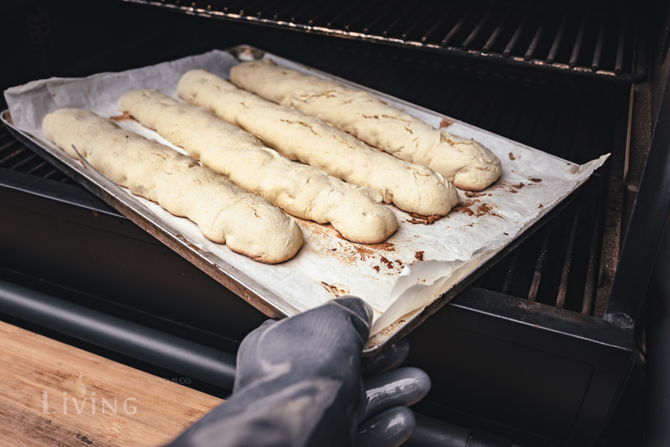 Cantuccini beim zweiten Backgang im Pelletsmoker